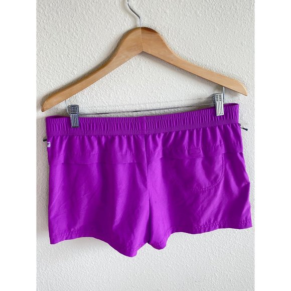 Fabletics Women's Shorts Purple Run Eloise Side Zipper Stretchy Pockets  Large - Picture 9 of 10